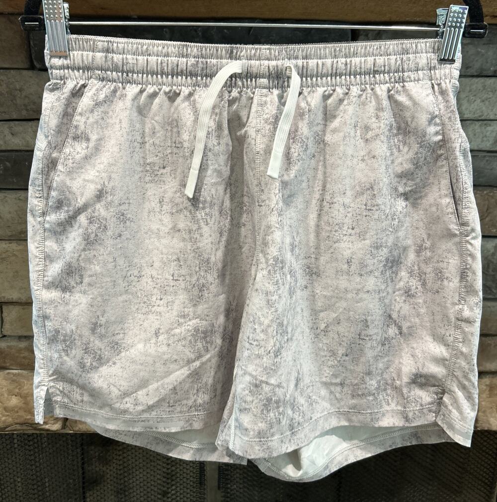 Men’s BEARBOTTOM Gray Linerless Drawstring Shorts Size M *A7